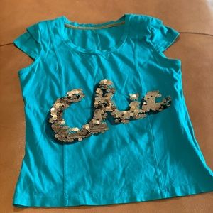 Ochirlly Women‘s Fancy Tshirt with Shoulder Pads